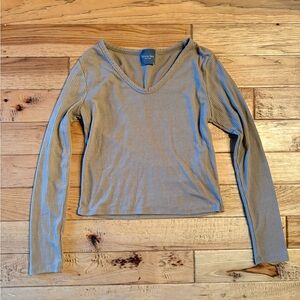 Olivia Rae Cropped Long Sleeve, XS.